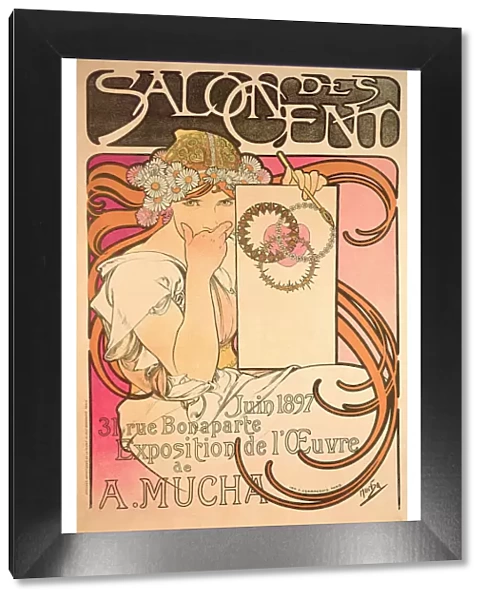 Poster for Salon des Cent. Alphonse Mucha Exhibition, 1897