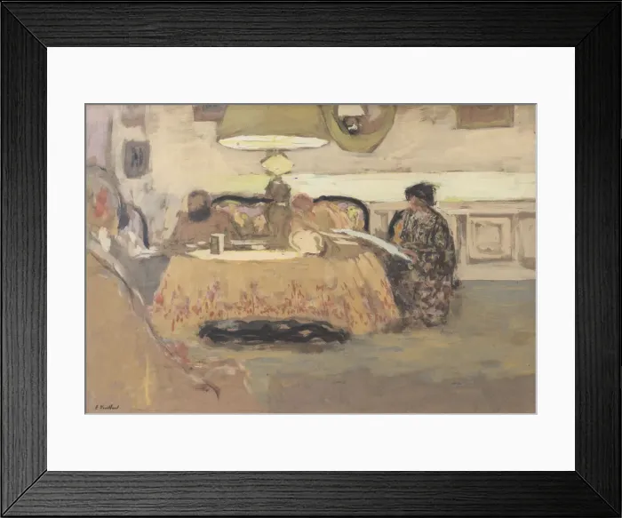 Framed Print : Lamp in an interior, 1909 Framed Print : Lamp in an interior, 1909