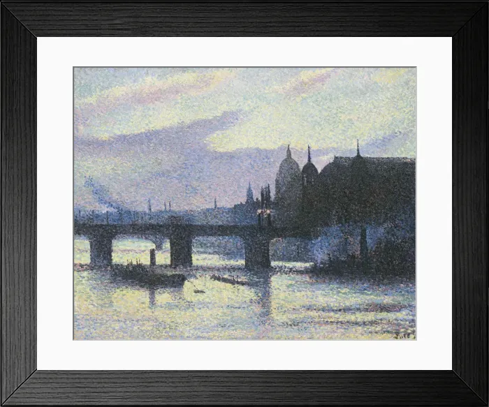 Framed Print : View of London (Cannon Street), 1893 Framed Print : View of London (Cannon Street), 1893
