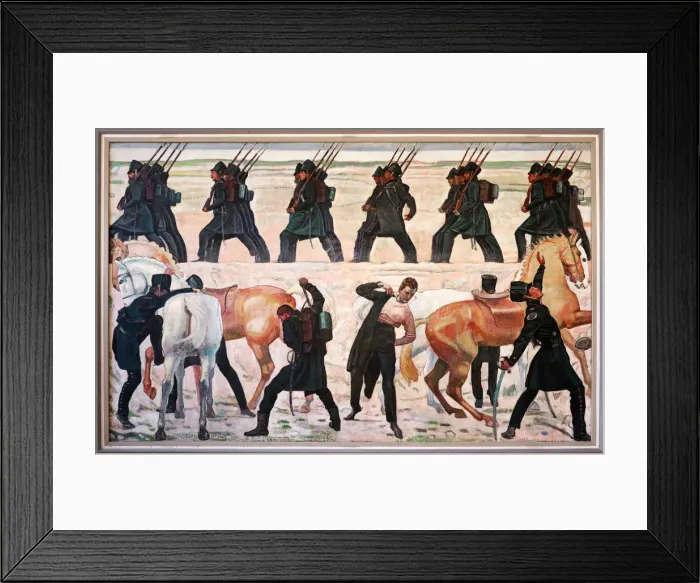 Framed Print : Excerpt of German students in the War of Independence of 1813, 1908-1909 Framed Print : Excerpt of German students in the War of Independence of 1813, 1908-1909