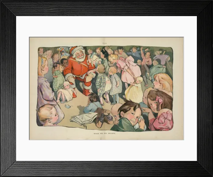 Framed Print : When we all believe, 1903 Framed Print : When we all believe, 1903