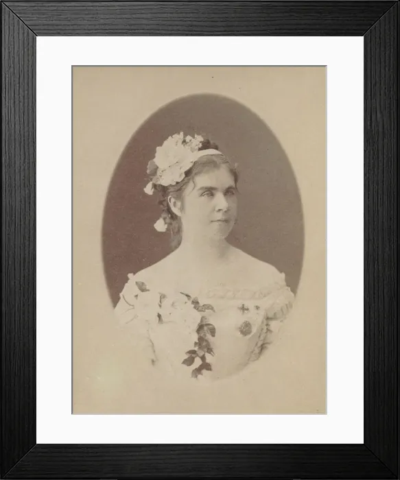 Framed Print : Portrait of the Singer Yelizaveta Lavrovskaya (1845-1919), 1890s Framed Print : Portrait of the Singer Yelizaveta Lavrovskaya (1845-1919), 1890s
