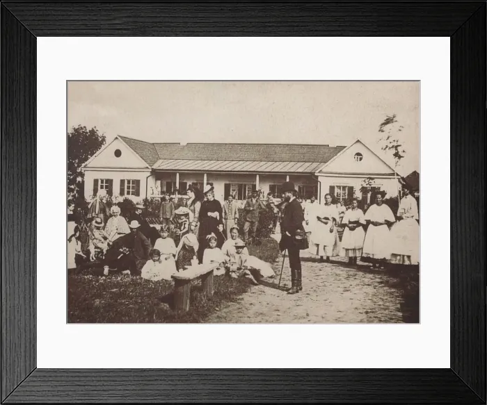 Framed Print : Pyotr Tchaikovsky (1840-1893) with the Davydov Family in the Kamenka Estate, 1875 Framed Print : Pyotr Tchaikovsky (1840-1893) with the Davydov Family in the Kamenka Estate, 1875