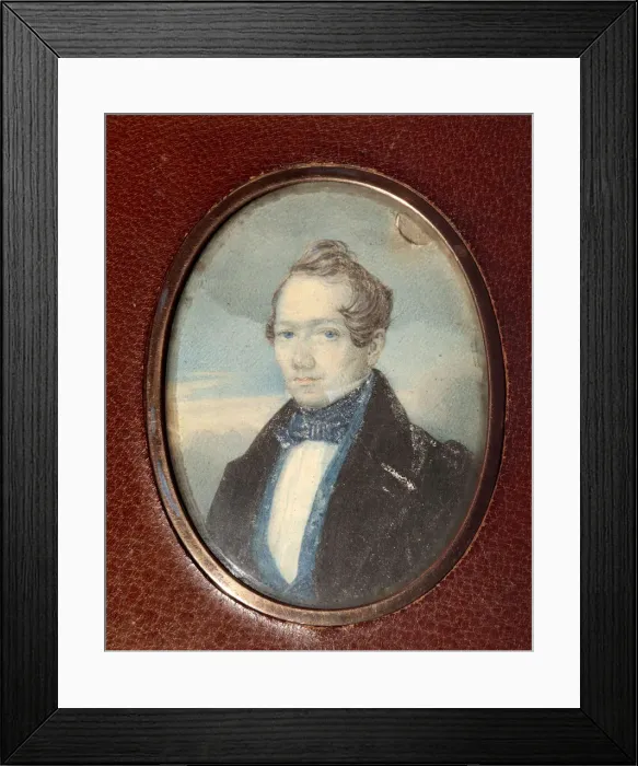 Framed Print : Portrait of Ilya Petrovich Tchaikovsky (1795-1880), 1829 Framed Print : Portrait of Ilya Petrovich Tchaikovsky (1795-1880), 1829