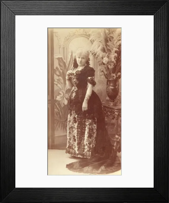 Framed Print : Emilia Karlovna Pavlovskaya (1854-1935), nee Bergman as Tatiana in opera Eugene Onegin by P Framed Print : Emilia Karlovna Pavlovskaya (1854-1935), nee Bergman as Tatiana in opera Eugene Onegin by P