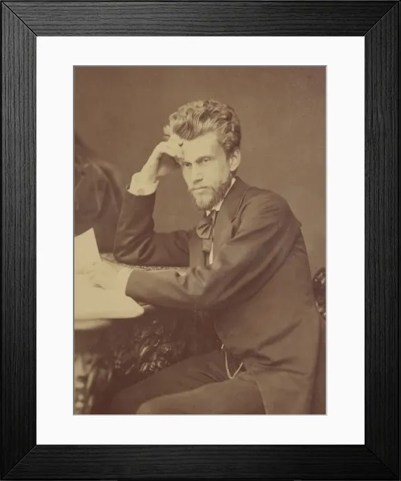 Framed Print : Portrait of the conductor and composer Eduard Napravnik (1839-1916), 1870s Framed Print : Portrait of the conductor and composer Eduard Napravnik (1839-1916), 1870s