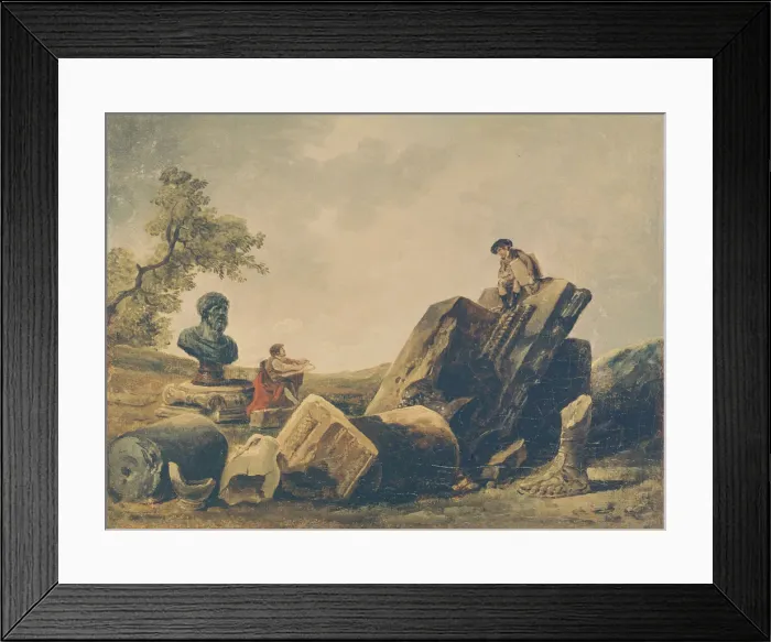 Framed Print : Painters, 1790s Framed Print : Painters, 1790s