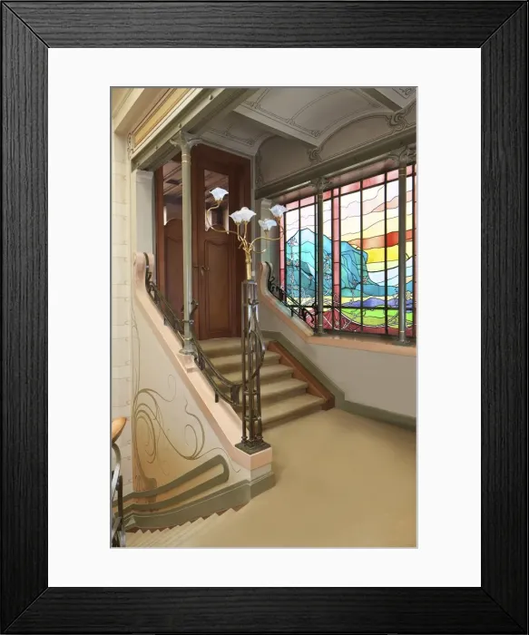 Framed Print : The Hotel Tassel, 6, Rue Paul-Emile Jansonstraat, Brussels, Belgium, 2015. Artist Framed Print : The Hotel Tassel, 6, Rue Paul-Emile Jansonstraat, Brussels, Belgium, 2015. Artist