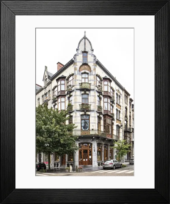 Framed Print : La Porteuse d Eau, Saint-Gilles, Brussels, Belgium, (1904), c2014-c2017. Artist Framed Print : La Porteuse d Eau, Saint-Gilles, Brussels, Belgium, (1904), c2014-c2017. Artist
