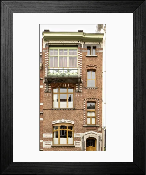 Framed Print : Maison Sander Pierron, 157 Rue de l Aqueduc, Brussels, Belgium, (1903), c2014-2017 Framed Print : Maison Sander Pierron, 157 Rue de l Aqueduc, Brussels, Belgium, (1903), c2014-2017