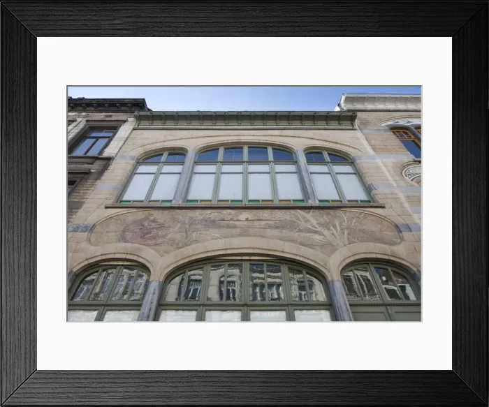 Framed Print : Maison-Atelier Louise de Hem, 15-17 Rue Darwin, Brussels, Belgium, (1902-1905), c2014-c2017 Framed Print : Maison-Atelier Louise de Hem, 15-17 Rue Darwin, Brussels, Belgium, (1902-1905), c2014-c2017