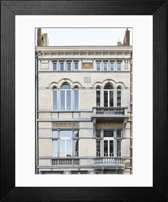 Framed Print : 94 Rue Tenbosch, Brussels, Belgium, (1902), c2014-c2017. Artist: Alan John Ainsworth Framed Print : 94 Rue Tenbosch, Brussels, Belgium, (1902), c2014-c2017. Artist: Alan John Ainsworth