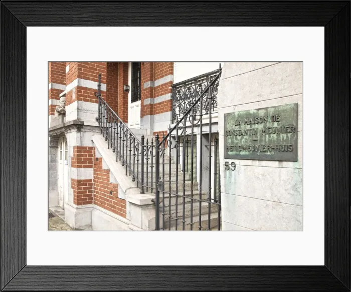 Framed Print : 59 Rue de L Abbaye, Brussels, Belgium, (1899), c2014-c2017. Artist: Alan John Ainsworth Framed Print : 59 Rue de L Abbaye, Brussels, Belgium, (1899), c2014-c2017. Artist: Alan John Ainsworth