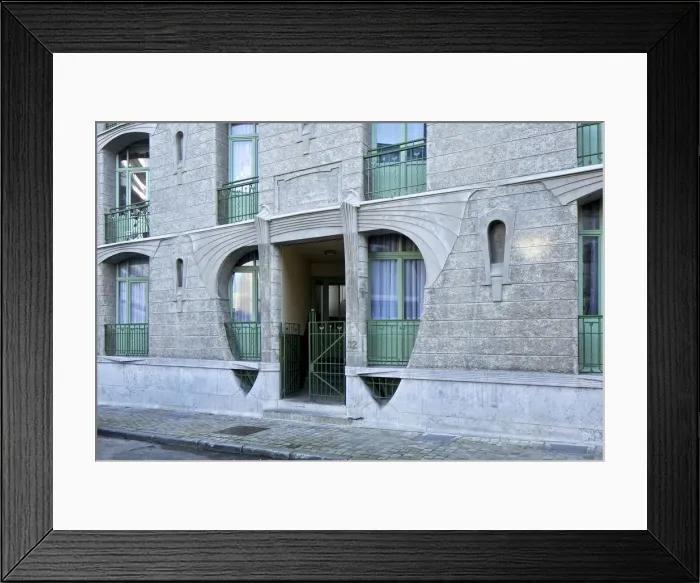 Framed Print : 32-40 Rue Marconi, Brussels, Belgium, (1901), c2014-c2017. Artist: Alan John Ainsworth Framed Print : 32-40 Rue Marconi, Brussels, Belgium, (1901), c2014-c2017. Artist: Alan John Ainsworth