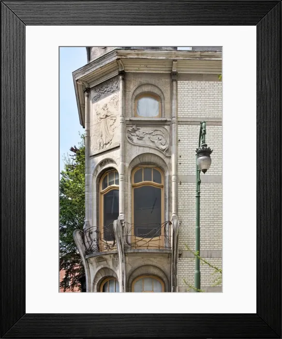 Framed Print : Hotel Hannon, Brussels, Belgium, (1902), c2014-c2017. Artist: Alan John Ainsworth Framed Print : Hotel Hannon, Brussels, Belgium, (1902), c2014-c2017. Artist: Alan John Ainsworth