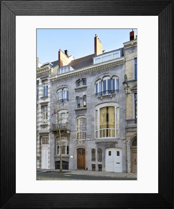 Framed Print : Hotel Dubois, 80 Avenue Brugmann, Brussels, Belgium, (1901-1903), c2014-c2017. Artist Framed Print : Hotel Dubois, 80 Avenue Brugmann, Brussels, Belgium, (1901-1903), c2014-c2017. Artist