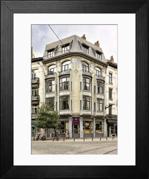 Framed Print : 6 Parvis de la Trinite, Ixelles, Brussels, Belgium, (1909), c2014-2017. Artist: Alan John Ainsworth Framed Print : 6 Parvis de la Trinite, Ixelles, Brussels, Belgium, (1909), c2014-2017. Artist: Alan John Ainsworth