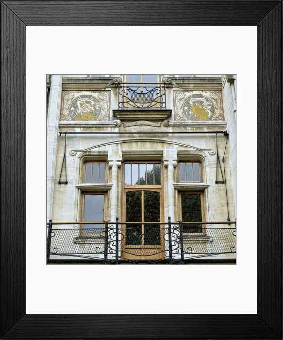 Framed Print : 41 Place Louise Morichar, Brussels, Belgium, (1900), c2014-c2017. Artist: Alan John Ainsworth Framed Print : 41 Place Louise Morichar, Brussels, Belgium, (1900), c2014-c2017. Artist: Alan John Ainsworth