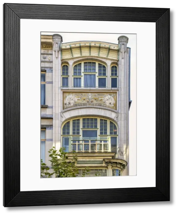 Framed Print : 9-15 Avenue Albert Giraud, Schaerbeek, Brussels, Belgium, (1910), c2014-c2017. Artist Framed Print : 9-15 Avenue Albert Giraud, Schaerbeek, Brussels, Belgium, (1910), c2014-c2017. Artist