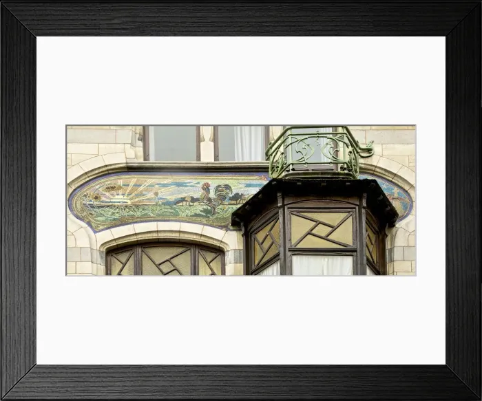Framed Print : 41 Place Louise Morichar, Brussels, Belgium, (1900), c2014-c2017. Artist: Alan John Ainsworth Framed Print : 41 Place Louise Morichar, Brussels, Belgium, (1900), c2014-c2017. Artist: Alan John Ainsworth