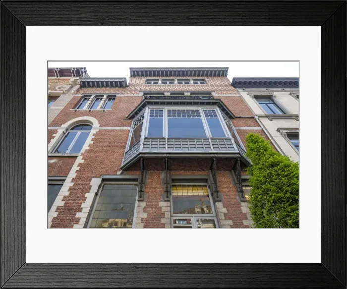 Framed Print : Maison Rene Janssens, 50 Rue Defacqz, Brussels, (1898), c2014-c2017. Artist: Alan John Ainsworth Framed Print : Maison Rene Janssens, 50 Rue Defacqz, Brussels, (1898), c2014-c2017. Artist: Alan John Ainsworth