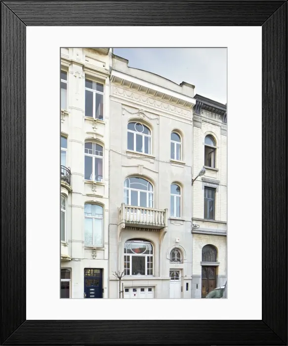 Framed Print : 316 Rue Tenbosch, Brussels, Belgium, (1907), c2014-c2017. Artist: Alan John Ainsworth Framed Print : 316 Rue Tenbosch, Brussels, Belgium, (1907), c2014-c2017. Artist: Alan John Ainsworth