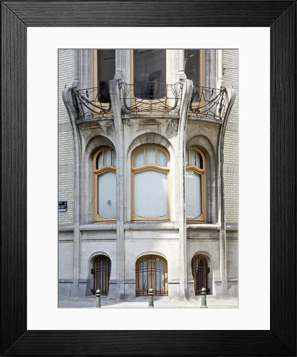Framed Print : Hotel Hannon, 1 Avenue de la Jonction, Brussels, Belgium, (1902), c2014-c2017. Artist Framed Print : Hotel Hannon, 1 Avenue de la Jonction, Brussels, Belgium, (1902), c2014-c2017. Artist