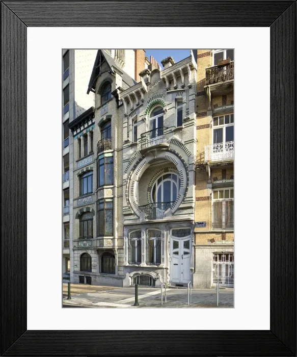 Framed Print : Maison Nelissen, Brussels, Belgium, (1905), c2014-c2017. Artist: Alan John Ainsworth Framed Print : Maison Nelissen, Brussels, Belgium, (1905), c2014-c2017. Artist: Alan John Ainsworth