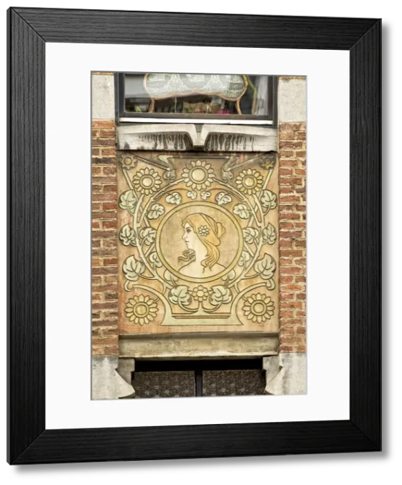 Framed Print : Maison Algave, 7 Rue Antoine Breart, Brussels, (1898), c2014-c2017. Artist: Alan John Ainsworth Framed Print : Maison Algave, 7 Rue Antoine Breart, Brussels, (1898), c2014-c2017. Artist: Alan John Ainsworth