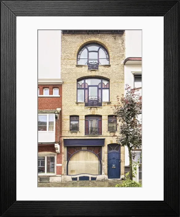 Framed Print : 40 Due de Roumanie, Brussels, Belgium, (1905), c2014-c2017. Artist: Alan John Ainsworth Framed Print : 40 Due de Roumanie, Brussels, Belgium, (1905), c2014-c2017. Artist: Alan John Ainsworth