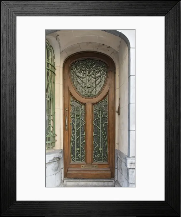 Framed Print : 9-15 Avenue Albert Giraud, Brussels, (1910), c2014-c2017. Artist: Alan John Ainsworth Framed Print : 9-15 Avenue Albert Giraud, Brussels, (1910), c2014-c2017. Artist: Alan John Ainsworth
