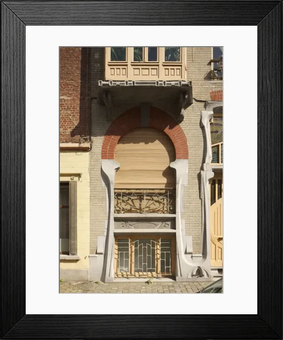 Framed Print : 55 Rue Philippe Le Bon, Brussels, Belgium, (1902), c2014-c2017. Artist: Alan John Ainsworth Framed Print : 55 Rue Philippe Le Bon, Brussels, Belgium, (1902), c2014-c2017. Artist: Alan John Ainsworth
