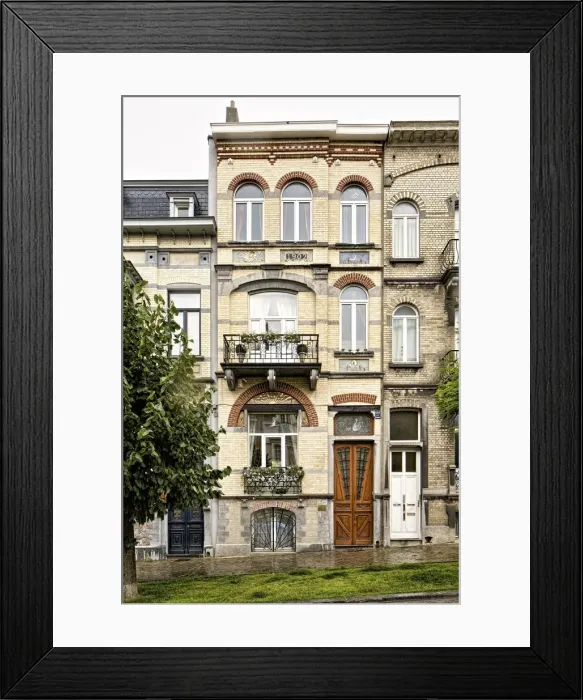Framed Print : Avenue Jef Lambeaux, Brussels, Belgium, c2014-c2017. Artist: Alan John Ainsworth Framed Print : Avenue Jef Lambeaux, Brussels, Belgium, c2014-c2017. Artist: Alan John Ainsworth