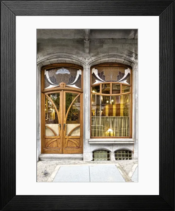 Framed Print : Miscellaneous Brussels art nouveau details, Belgium, c2014-c2017. Artist: Alan John Ainsworth Framed Print : Miscellaneous Brussels art nouveau details, Belgium, c2014-c2017. Artist: Alan John Ainsworth