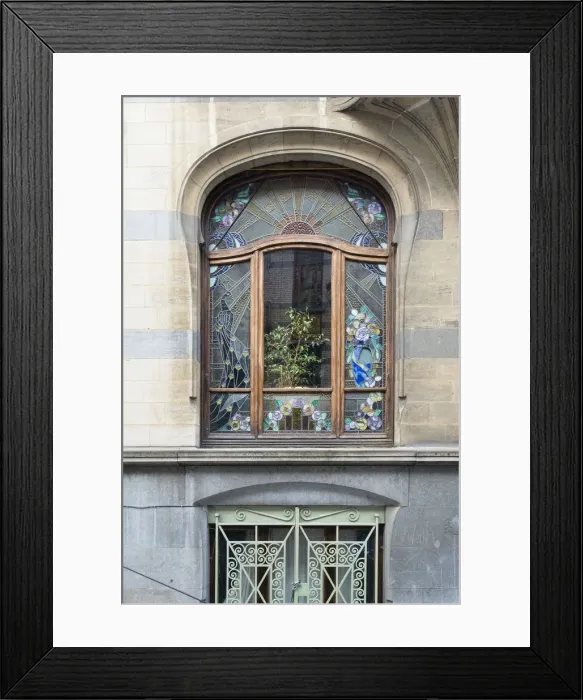 Framed Print : Miscellaneous Brussels art nouveau details, Belgium, c2014-c2017. Artist: Alan John Ainsworth Framed Print : Miscellaneous Brussels art nouveau details, Belgium, c2014-c2017. Artist: Alan John Ainsworth