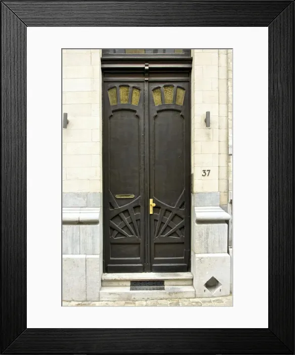 Framed Print : Miscellaneous Brussels art nouveau details, Belgium, c2014-c2017. Artist: Alan John Ainsworth Framed Print : Miscellaneous Brussels art nouveau details, Belgium, c2014-c2017. Artist: Alan John Ainsworth