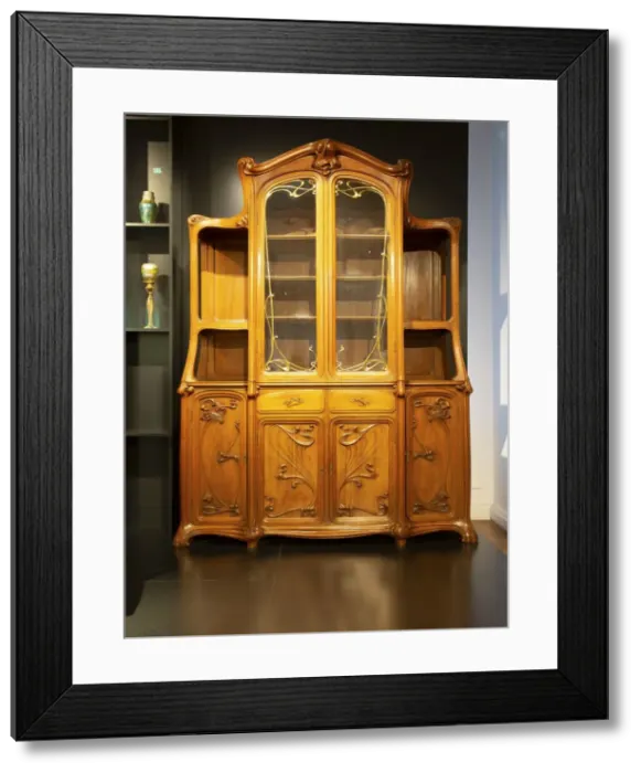 Framed Print : Vitrine for a dining room, Paris, France, 1899-1900, (2015). Artist: Alan John Ainsworth