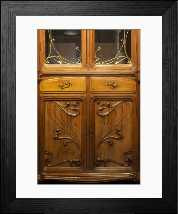 Framed Print : Vitrine for a dining room, Paris, France, 1899-1900, (2015). Artist: Alan John Ainsworth Framed Print : Vitrine for a dining room, Paris, France, 1899-1900, (2015). Artist: Alan John Ainsworth