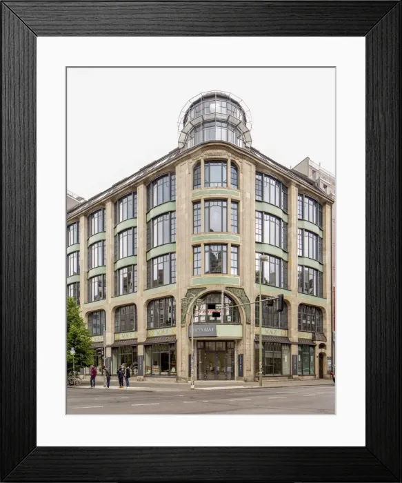 Framed Print : WFM Building, Leipziger Strasse, Mitte, Berlin, Germany, (1904-1905), 2018. Artist Framed Print : WFM Building, Leipziger Strasse, Mitte, Berlin, Germany, (1904-1905), 2018. Artist