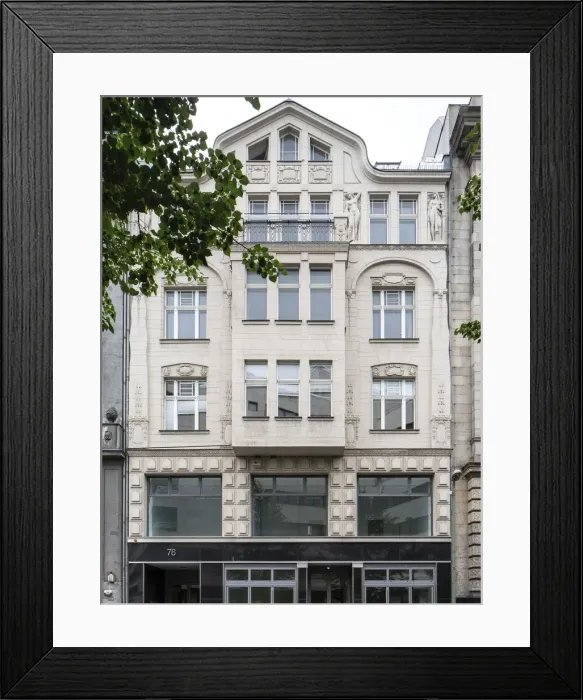 Framed Print : Haus Hillbrich, Mauerstrasse 76, Berlin, Germany, (1908), 2018. Artist: Alan John Ainsworth Framed Print : Haus Hillbrich, Mauerstrasse 76, Berlin, Germany, (1908), 2018. Artist: Alan John Ainsworth