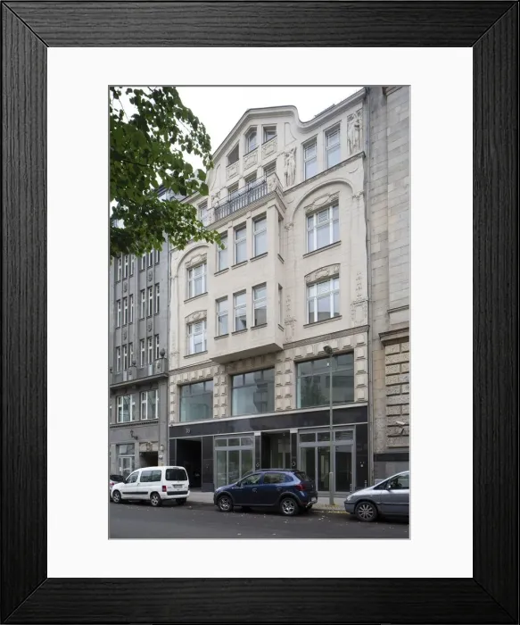 Framed Print : Haus Hillbrich, Mauerstrasse 76, Berlin, Germany, (1908), 2018. Artist: Alan John Ainsworth Framed Print : Haus Hillbrich, Mauerstrasse 76, Berlin, Germany, (1908), 2018. Artist: Alan John Ainsworth