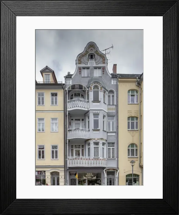 Framed Print : Jugenstil House, Graben 39, Weimar, Germany, (1904), 2018. Artist: Alan John Ainsworth Framed Print : Jugenstil House, Graben 39, Weimar, Germany, (1904), 2018. Artist: Alan John Ainsworth