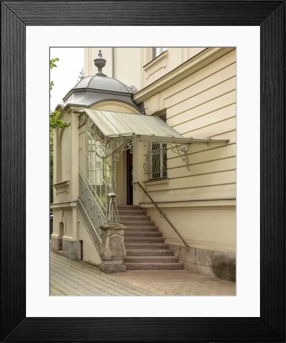 Framed Print : Jugendstil House, Villa Zapfe, Humboldtstrasse 21-21a, Weimar, Germany, (1907), 2018 Framed Print : Jugendstil House, Villa Zapfe, Humboldtstrasse 21-21a, Weimar, Germany, (1907), 2018