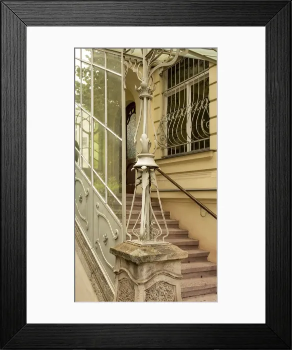 Framed Print : Jugendstil House, Villa Zapfe, Humboldtstrasse 21-21a, Weimar, Germany, (1907), 2018 Framed Print : Jugendstil House, Villa Zapfe, Humboldtstrasse 21-21a, Weimar, Germany, (1907), 2018