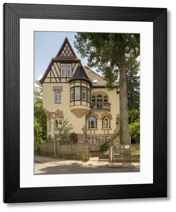 Framed Print : Villa, Wilhelm-Kurz-Strasse 22, Weimar, Germany, (1905), c2014-2018. Artist: Alan John Ainsworth Framed Print : Villa, Wilhelm-Kurz-Strasse 22, Weimar, Germany, (1905), c2014-2018. Artist: Alan John Ainsworth