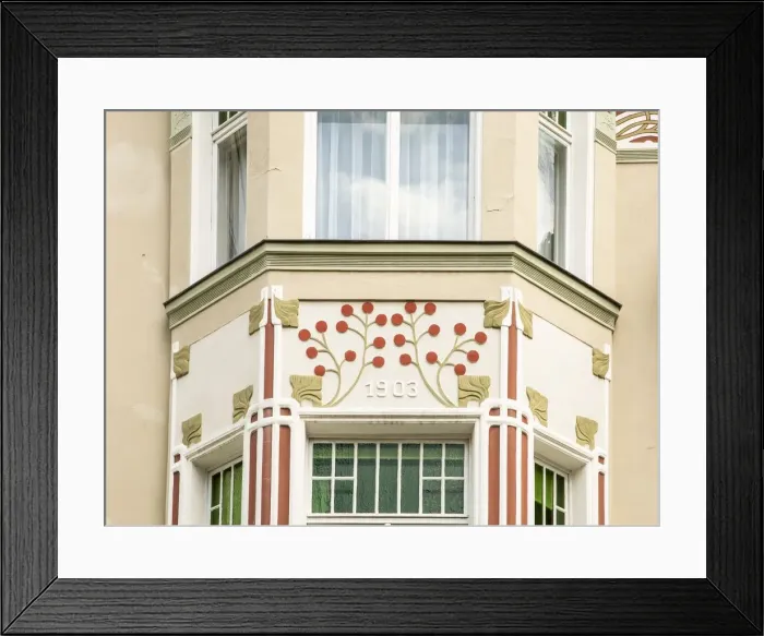 Framed Print : Jugenstil house, Cranachstrasse 12, Weimar, Germany, (1905), 2018. Artist: Alan John Ainsworth Framed Print : Jugenstil house, Cranachstrasse 12, Weimar, Germany, (1905), 2018. Artist: Alan John Ainsworth