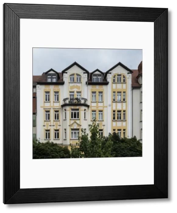 Framed Print : Jugendstil apartment building, Am Planetarium, Jena, Germany, 2018. Artist: Alan John Ainsworth Framed Print : Jugendstil apartment building, Am Planetarium, Jena, Germany, 2018. Artist: Alan John Ainsworth