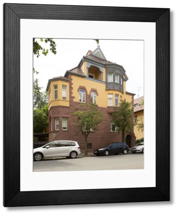 Framed Print : Art Nouveau residence, Cranachstrasse 3, Weimar, Germany, 2018. Artist: Alan John Ainsworth Framed Print : Art Nouveau residence, Cranachstrasse 3, Weimar, Germany, 2018. Artist: Alan John Ainsworth