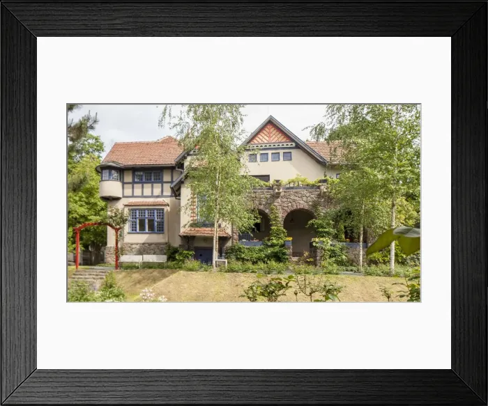Framed Print : Jurkovic House (Jurkovicova vila), Art Nouveau villa, Brno, Czech Republic, (1906), 2016 Framed Print : Jurkovic House (Jurkovicova vila), Art Nouveau villa, Brno, Czech Republic, (1906), 2016