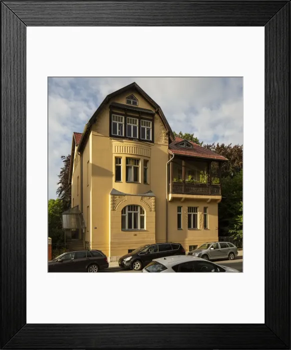 Framed Print : Jugendstil Villa, Gutenbergstrasse 14, Weimar, Germany, 2018. Artist: Alan John Ainsworth Framed Print : Jugendstil Villa, Gutenbergstrasse 14, Weimar, Germany, 2018. Artist: Alan John Ainsworth
